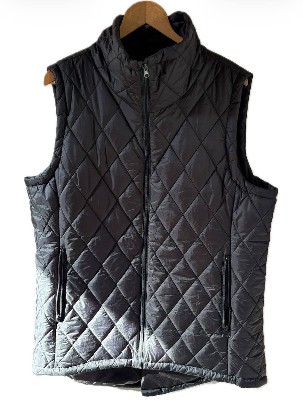 Johnnies Jeans Quilted Black Puffer Vest